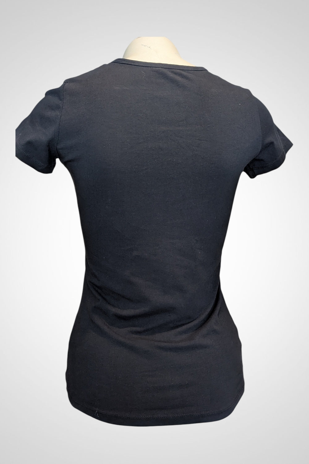T-shirt Pepe Jeans London noir inscription argentée M