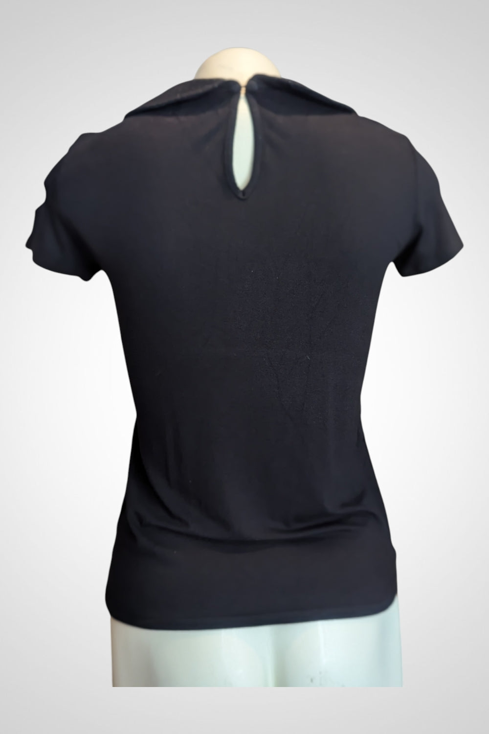 T-shirt Promod col Claudine noir détails brillants