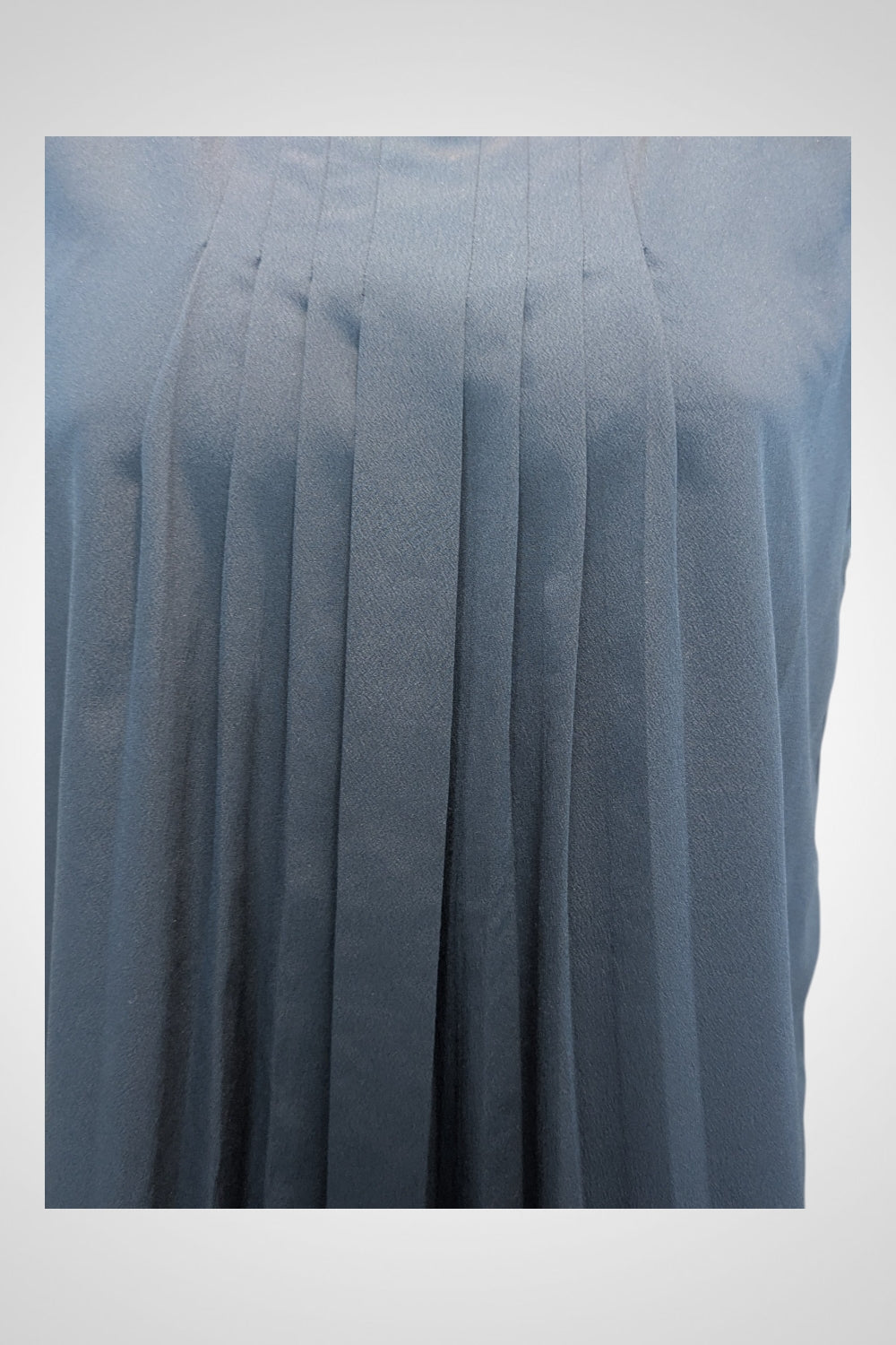 Blouse débardeur Kiabi bleu marine plissée dos à nouer L