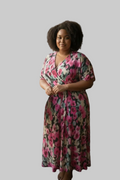 Robe femme M&S portefeuille fluide viscose taille L