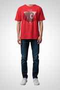 T-shirt Jack & Jones Taille M Rouge