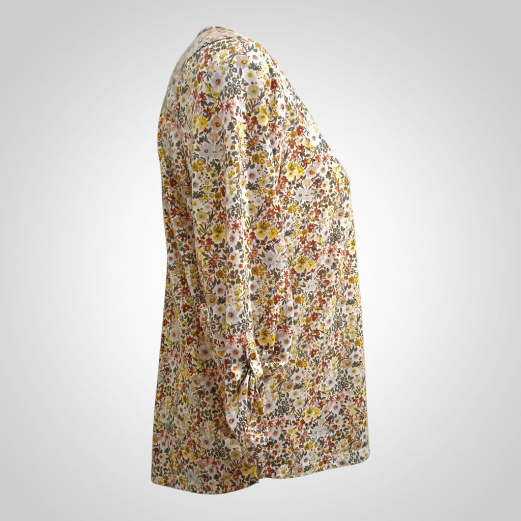 Blouse Gémo Taille XL Fleurie Élégante