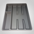 Range-couverts IKEA SMÄCKER plastique gris 31x26 cm