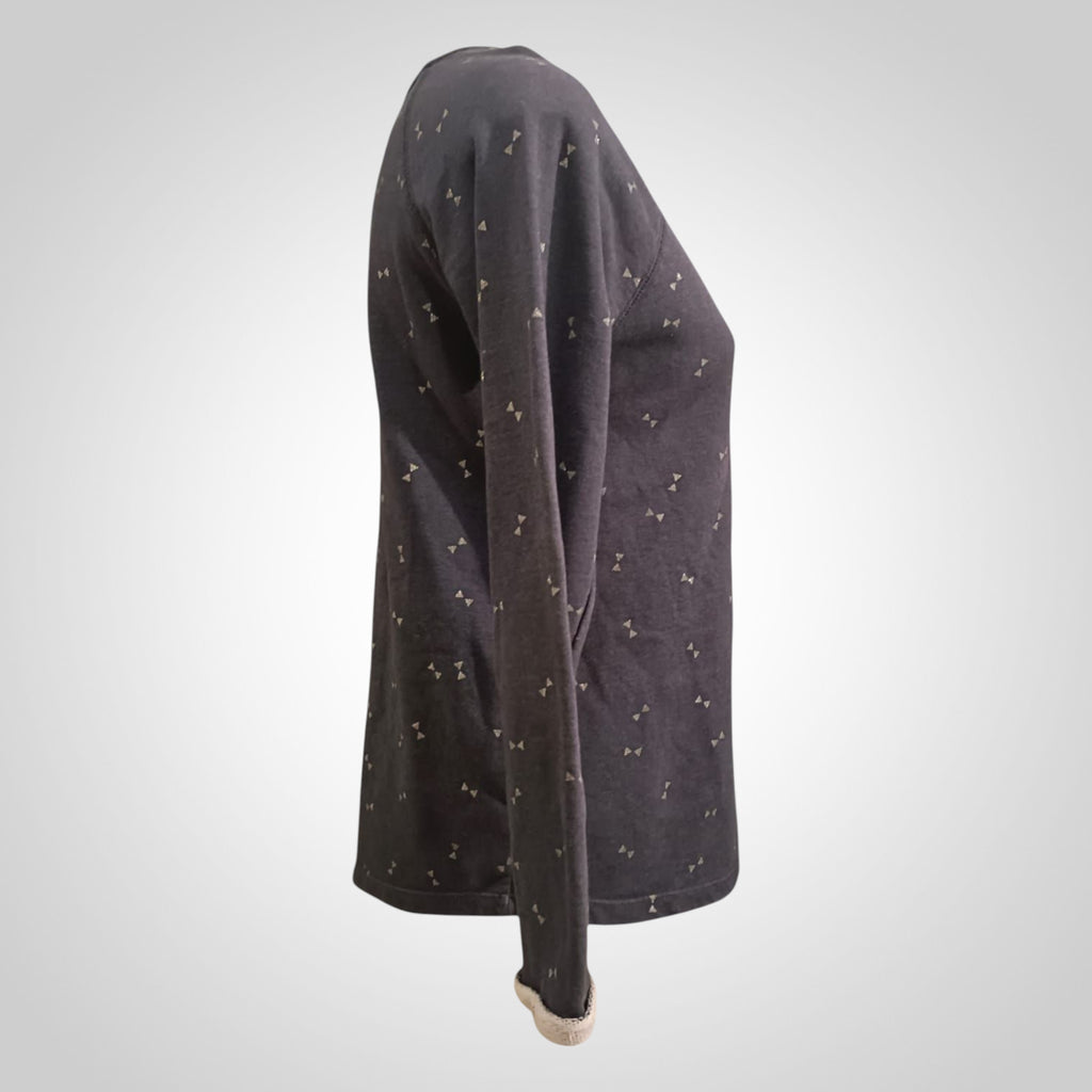 Pull femme Promod bleu marine à motifs confortable taille L