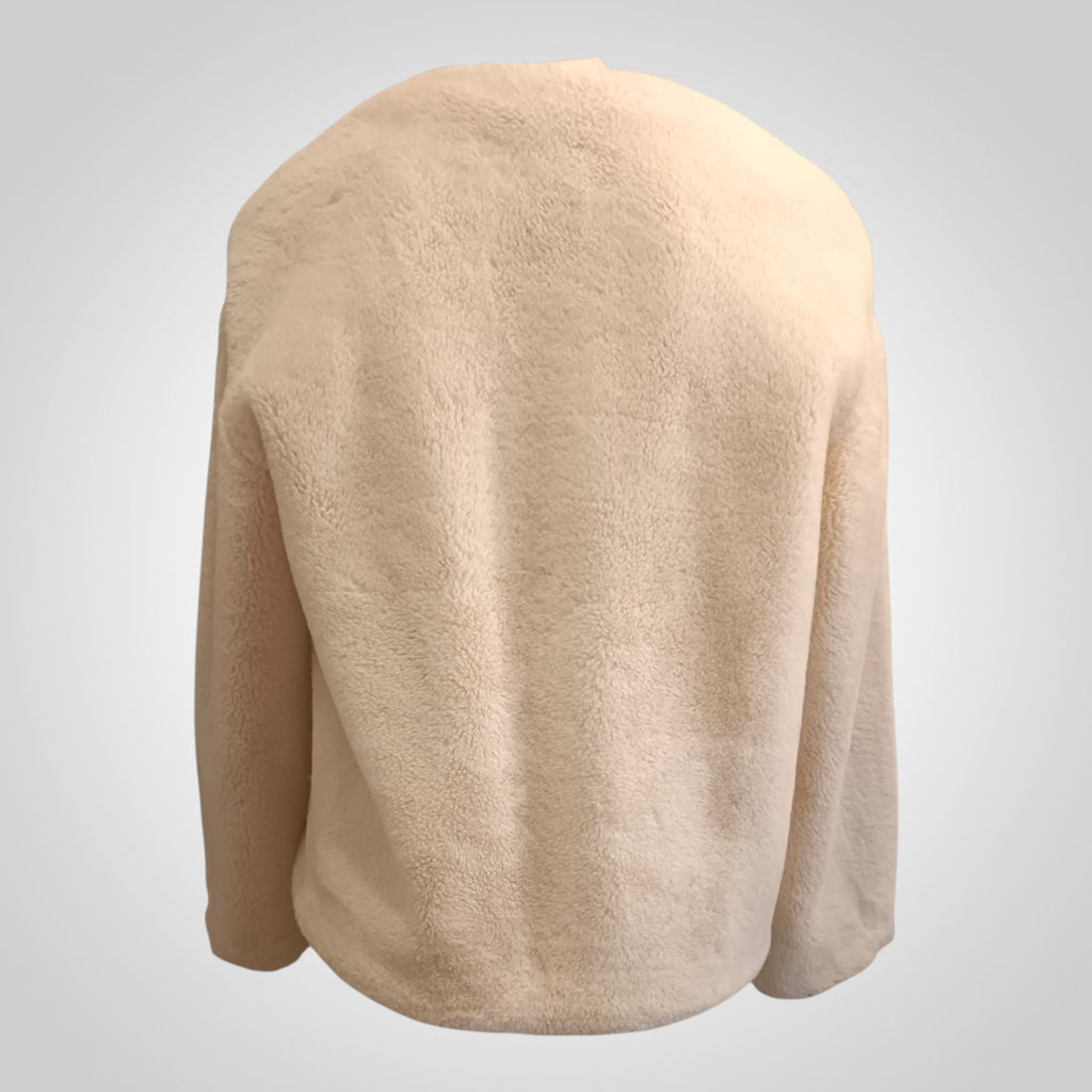 Manteau Pimkie Taille L Beige Effet Fourrure Chic