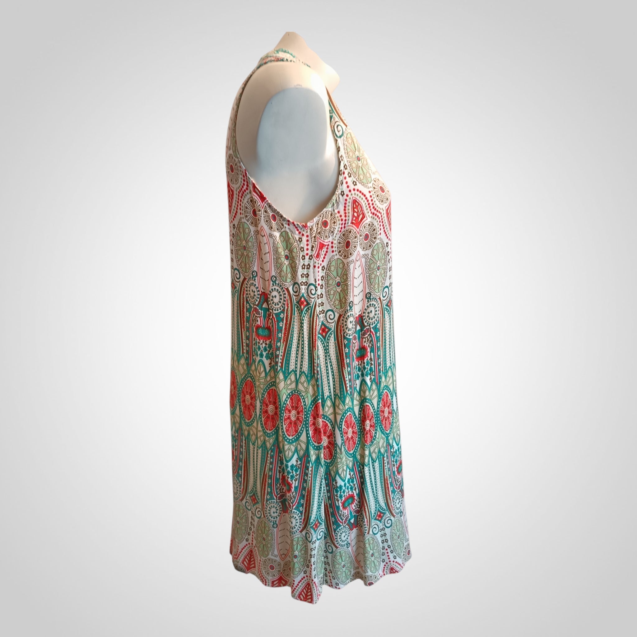 Robe In Vogue Taille L Imprimée Fluide