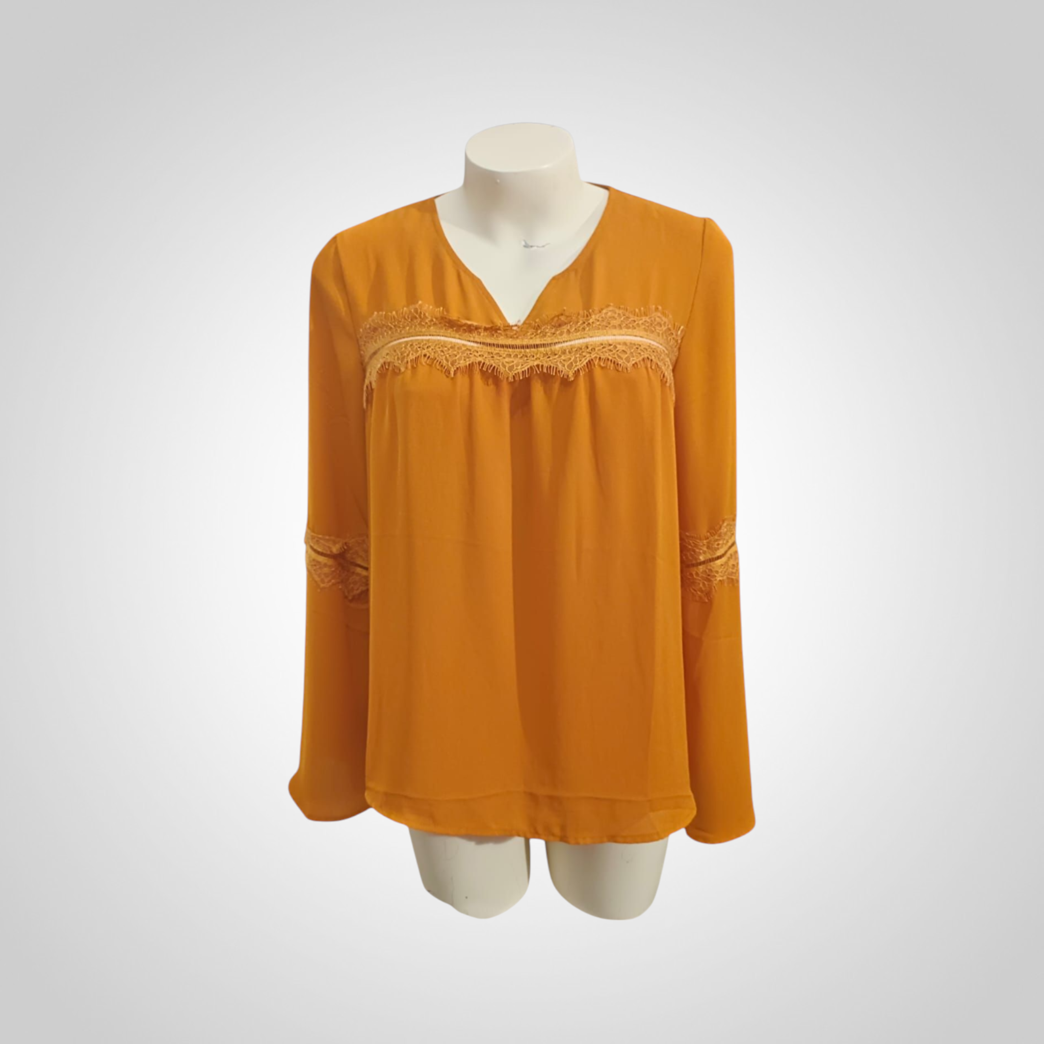 Blouse Camaieu Taille L Moutarde Chic