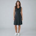 Robe femme Pur et Simple noire courte avec broderie taille 42