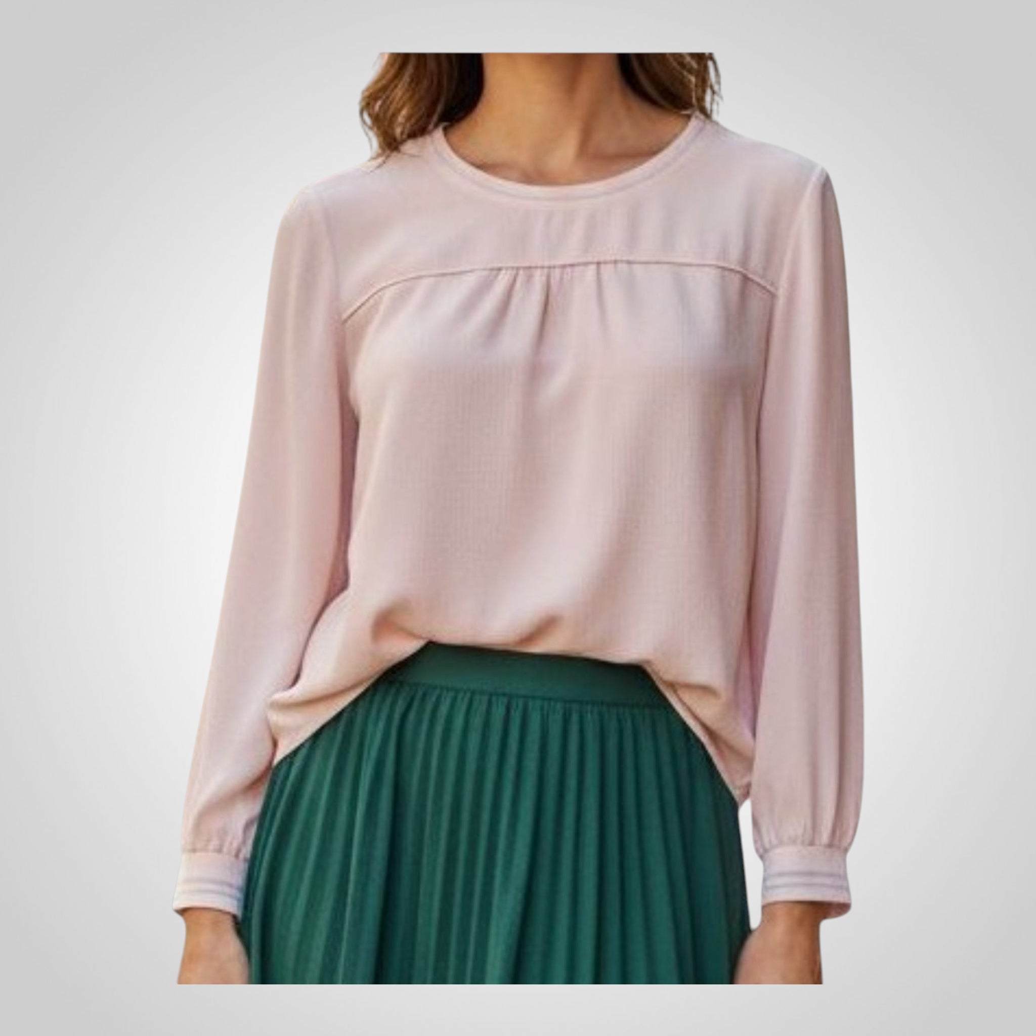 Blouse Femme Fluide Taille L Noir Liseré Argenté Très Bon État