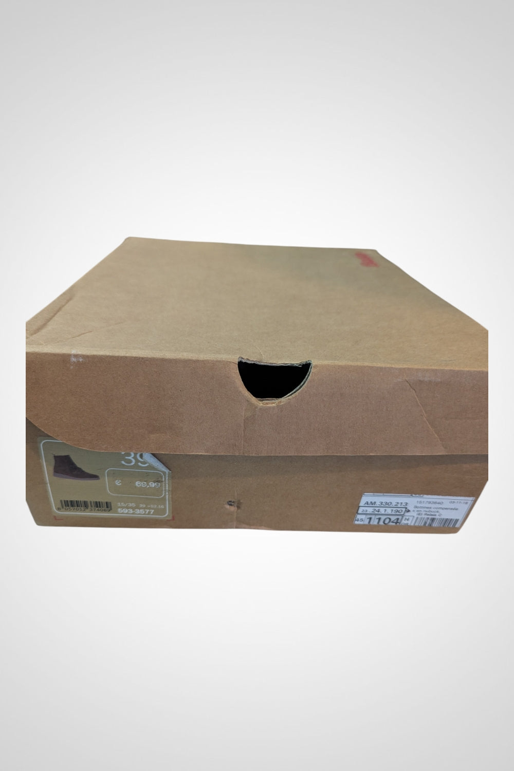 Bottines femme Bata marron effet daim taille 39 très bon état