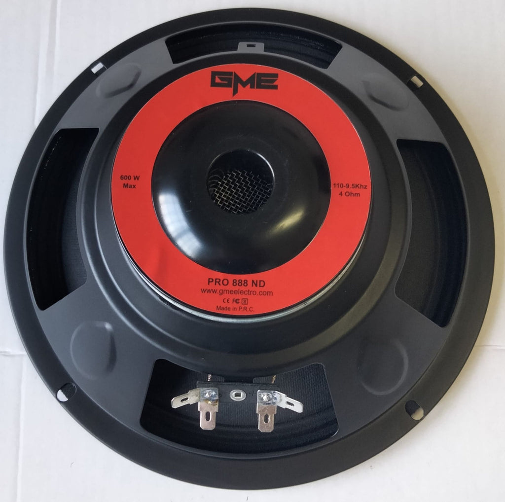 GME PRO888ND Haut-Parleur Médium Néodyme 20 cm 300W RMS 4 Ohms 103 dB