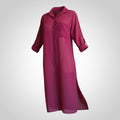 Tunique Chemise Taille Unique Bordeaux Fluide Chic