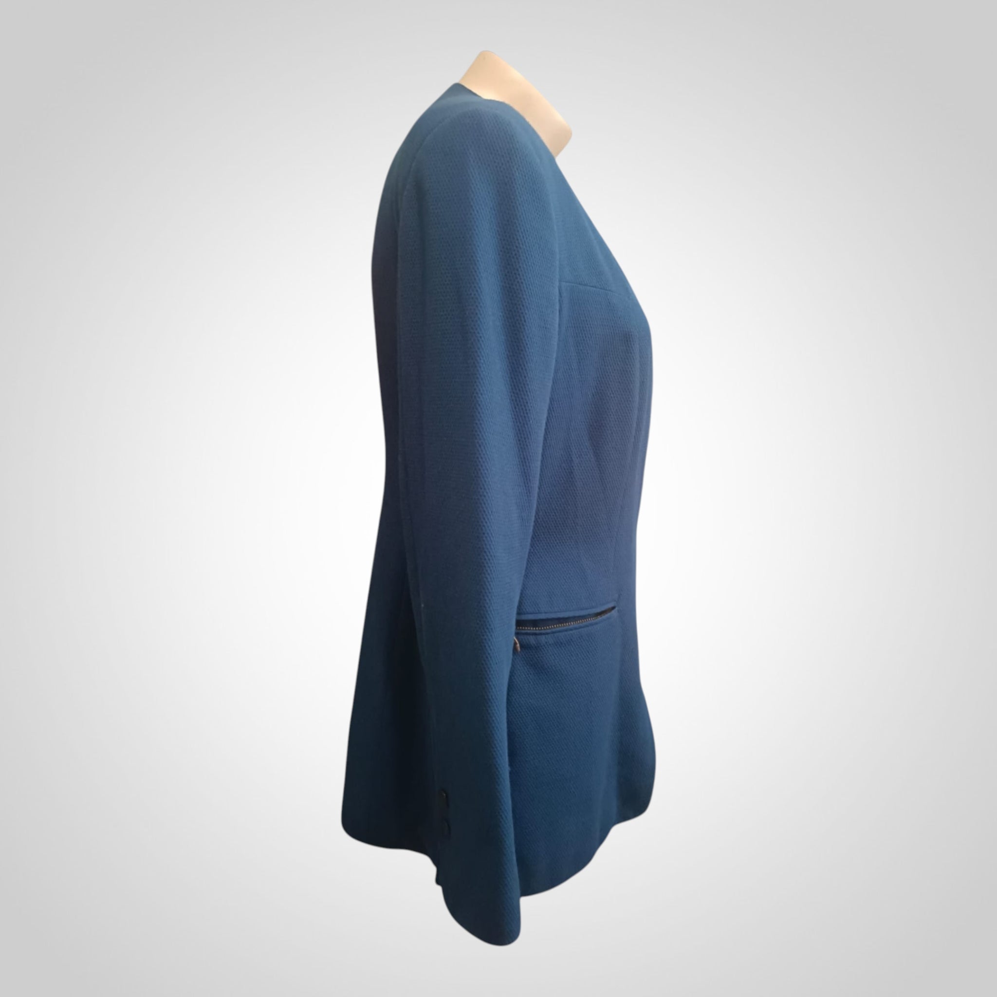 Blazer femme Magic Simplicity élégant coupe structurée taille 42 polyester viscose