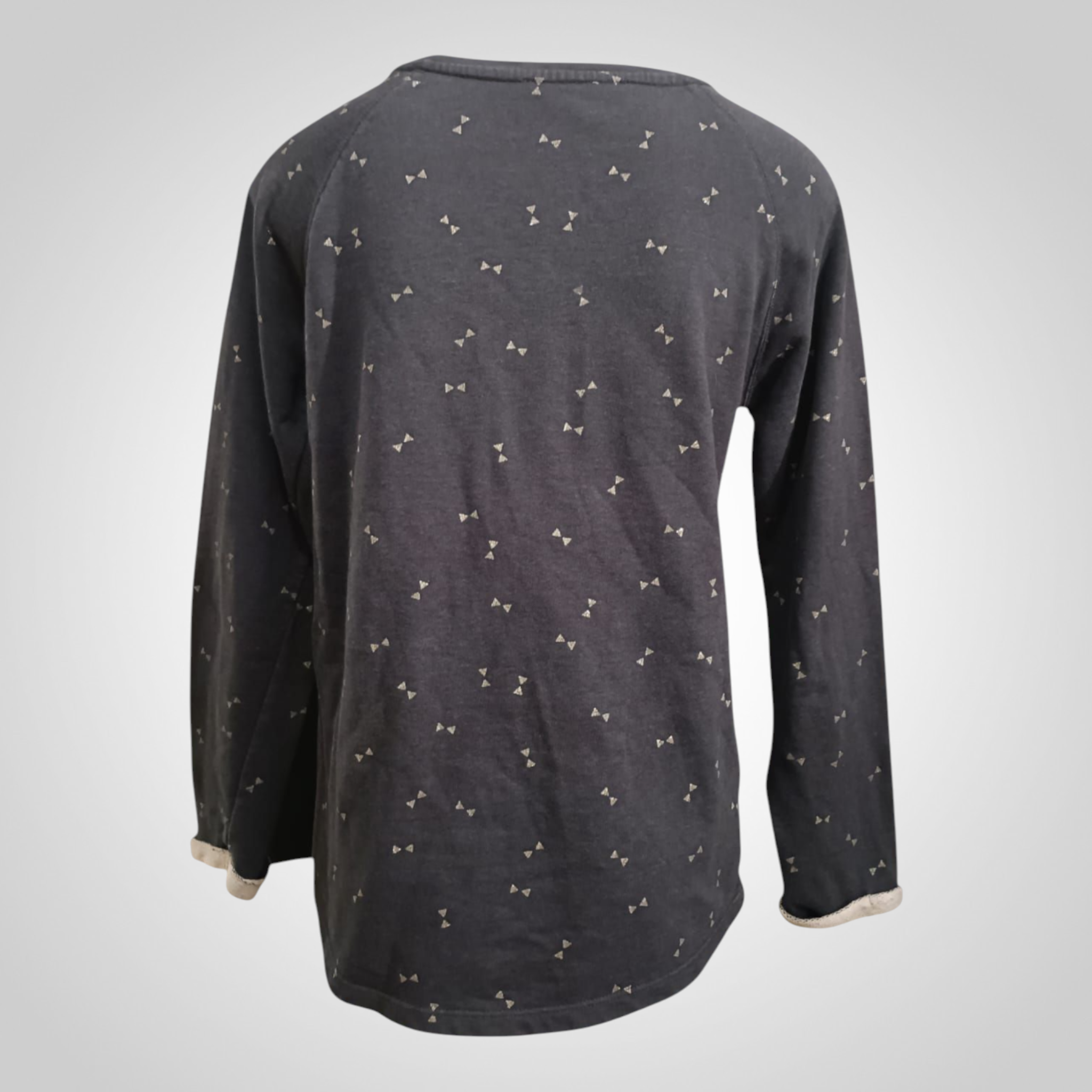 Pull Promod Taille L Bleu Marine Motifs Argentés