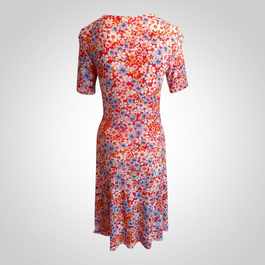Robe Taille Non indiquée Rouge Floral