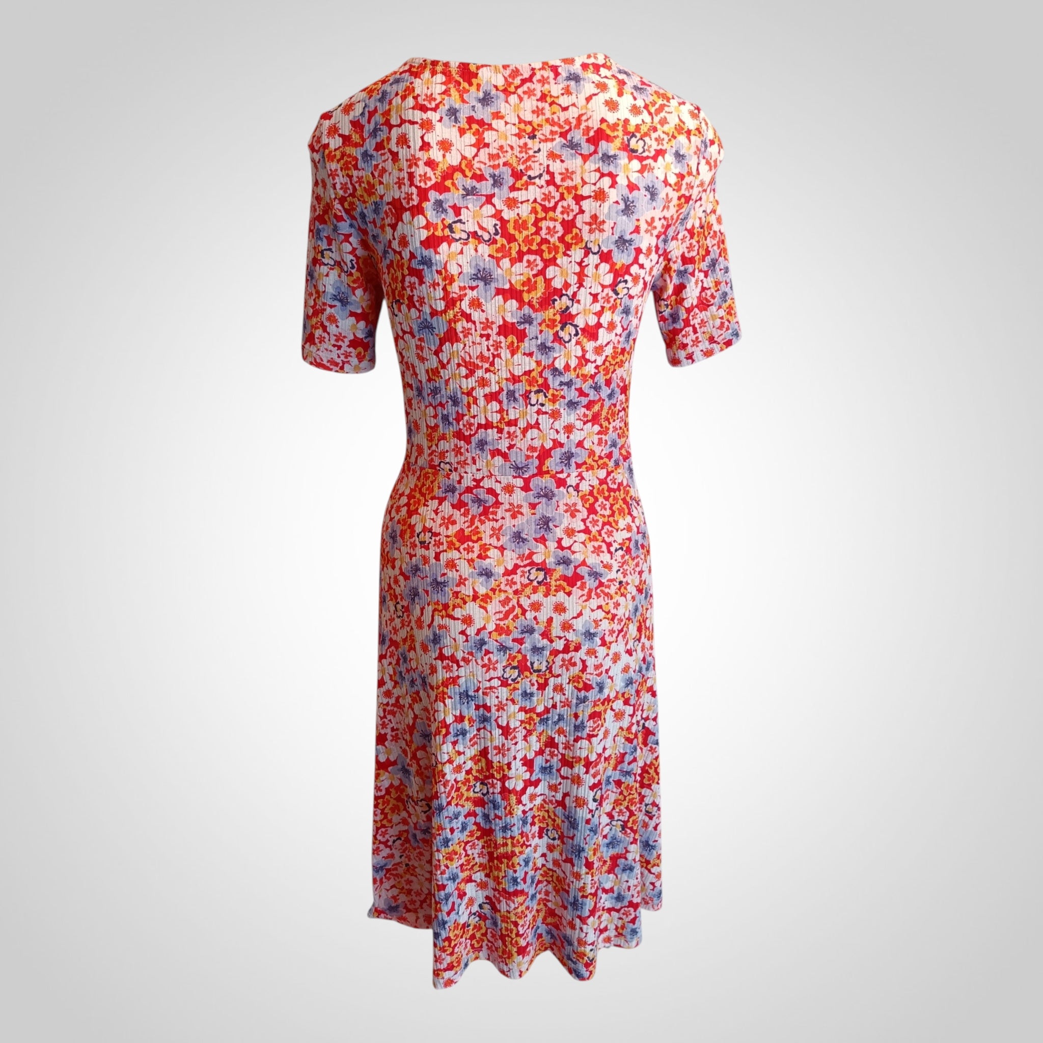 Robe Taille Non indiquée Rouge Floral