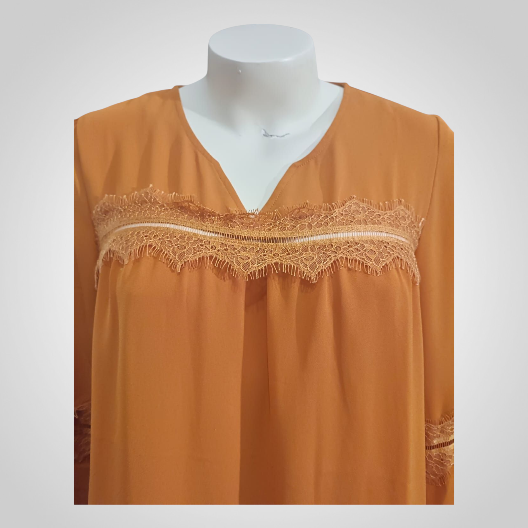 Blouse Camaieu Taille L Moutarde Chic