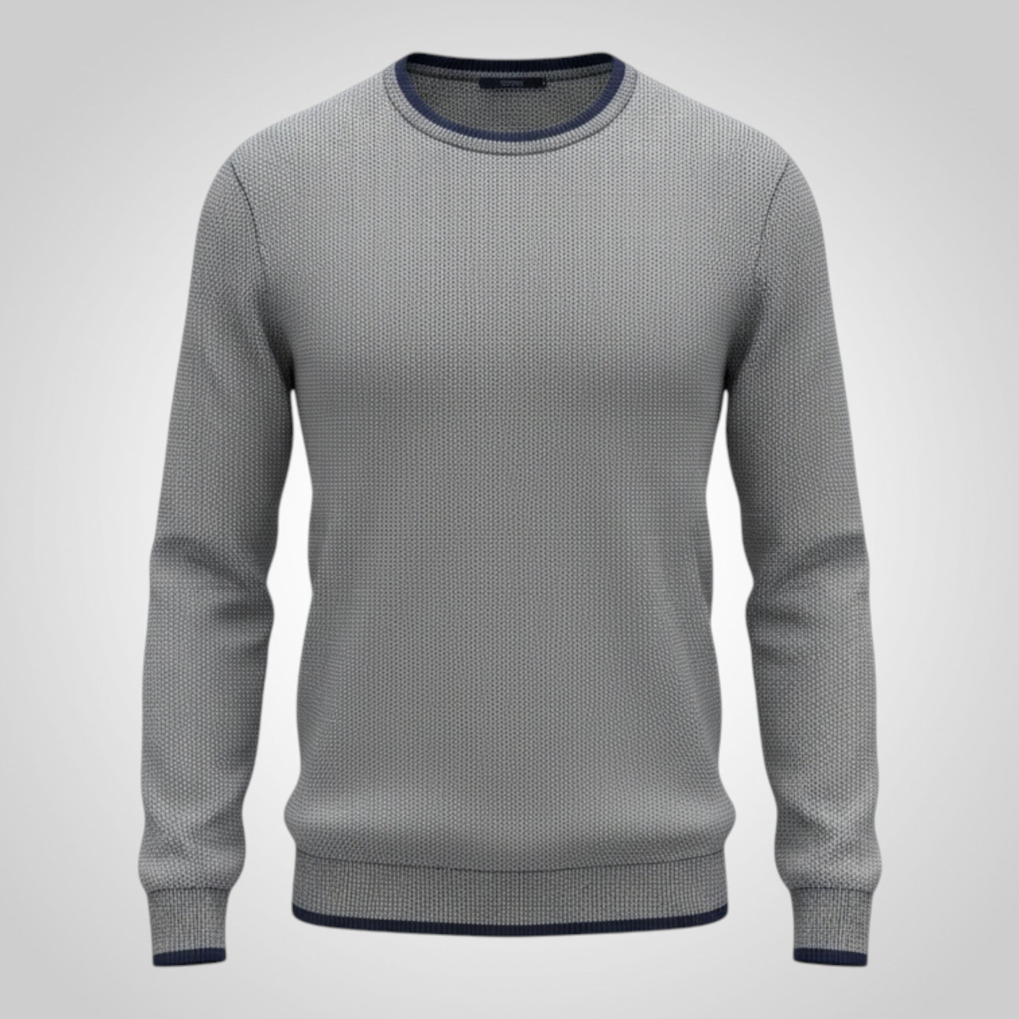 Pull M&S Taille L Gris Coton Confort