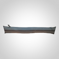 Boudin de porte tissu gris rayé anti-froid isolation maison