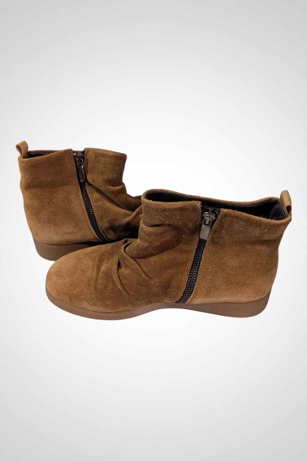 Bottines femme Bata marron effet daim taille 39 très bon état