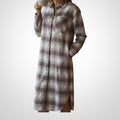 Chemise de nuit Primark Taille 38 à carreaux marron et blanc