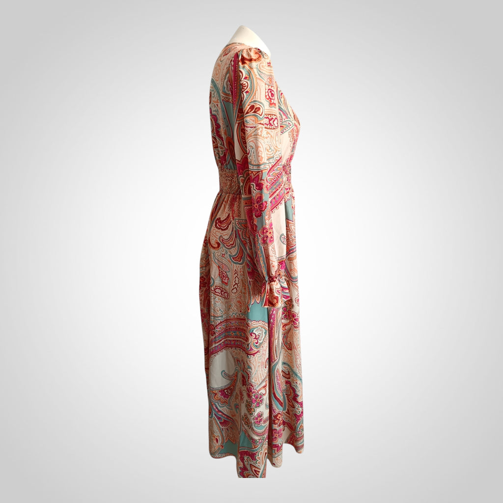Robe Shein Taille L Imprimée Fluide