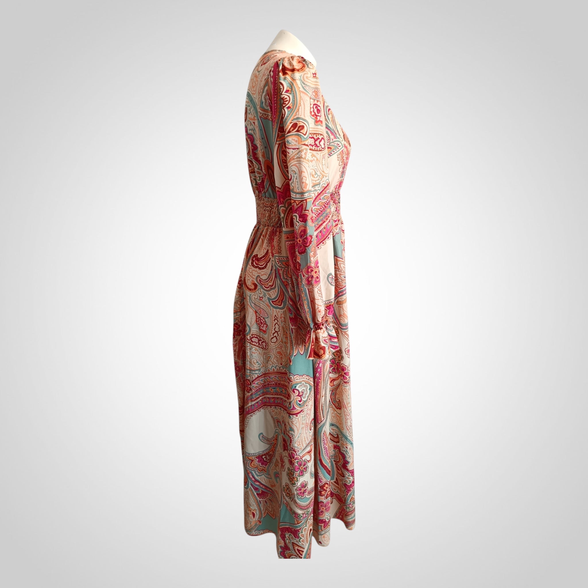 Robe Shein Taille L Imprimée Fluide