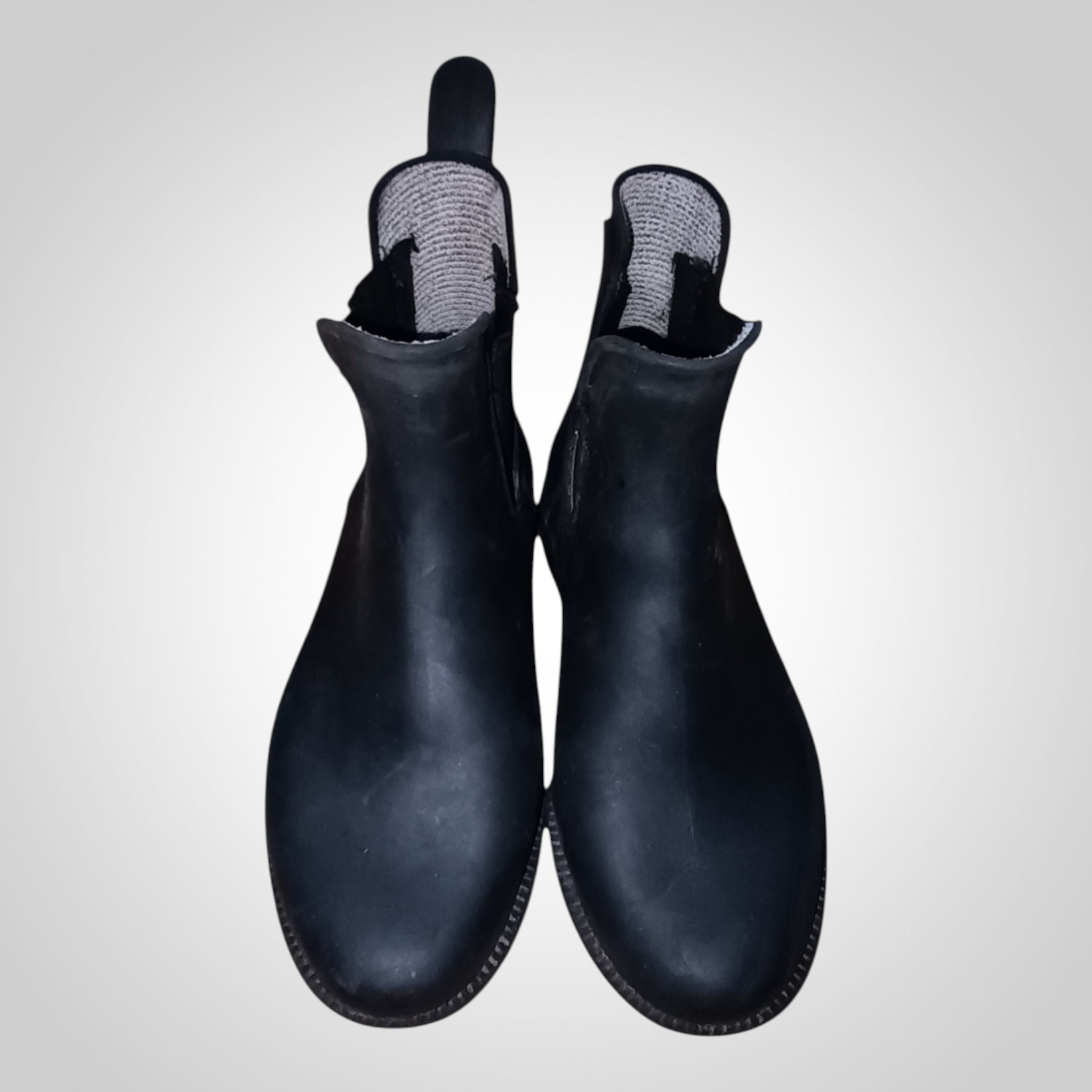 Bottines d'équitation Essensole noires élastiques languette cassée pointure 29