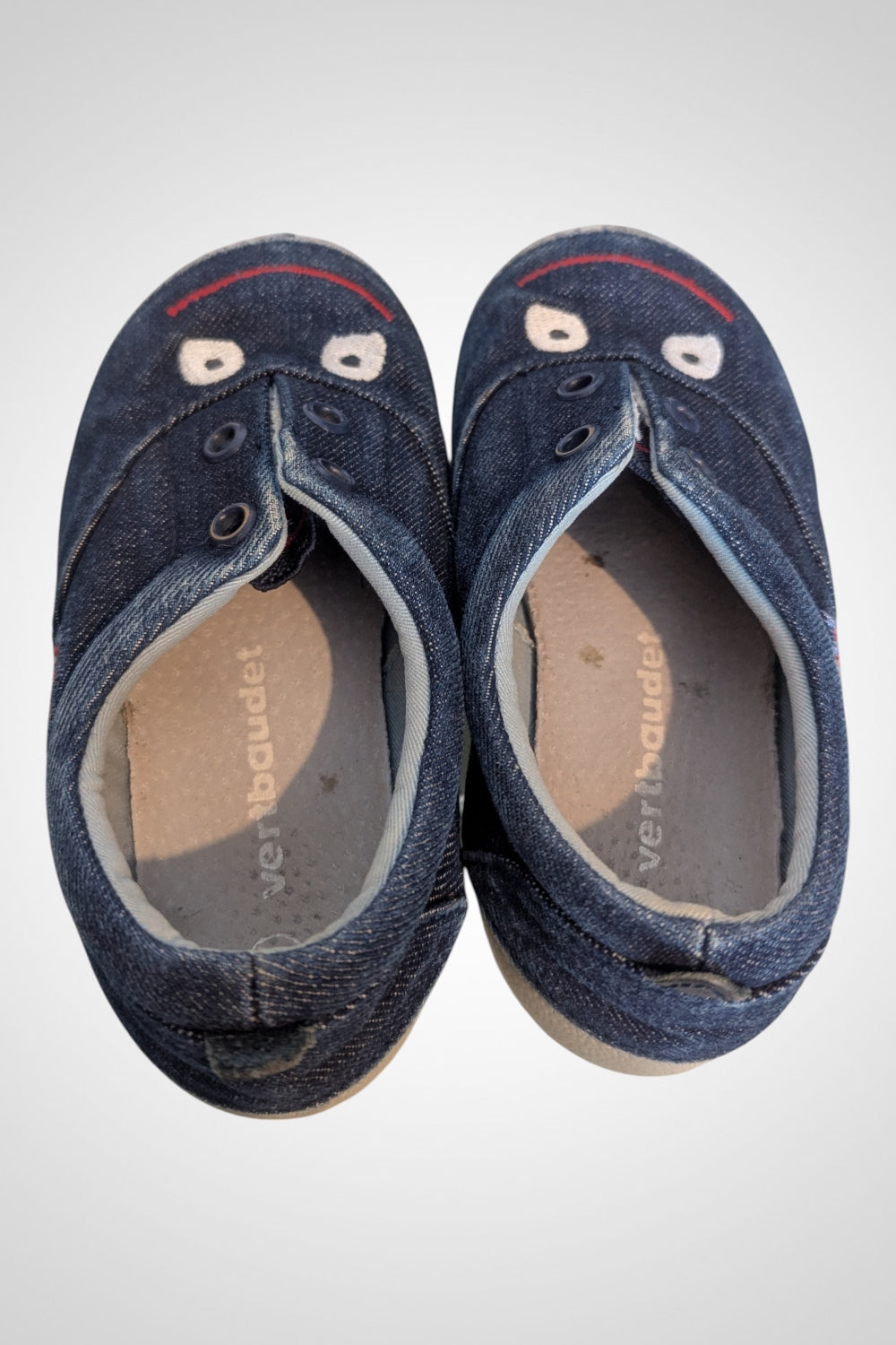 Chaussures fille fermées Verbaudet bleu jeans pointure 26