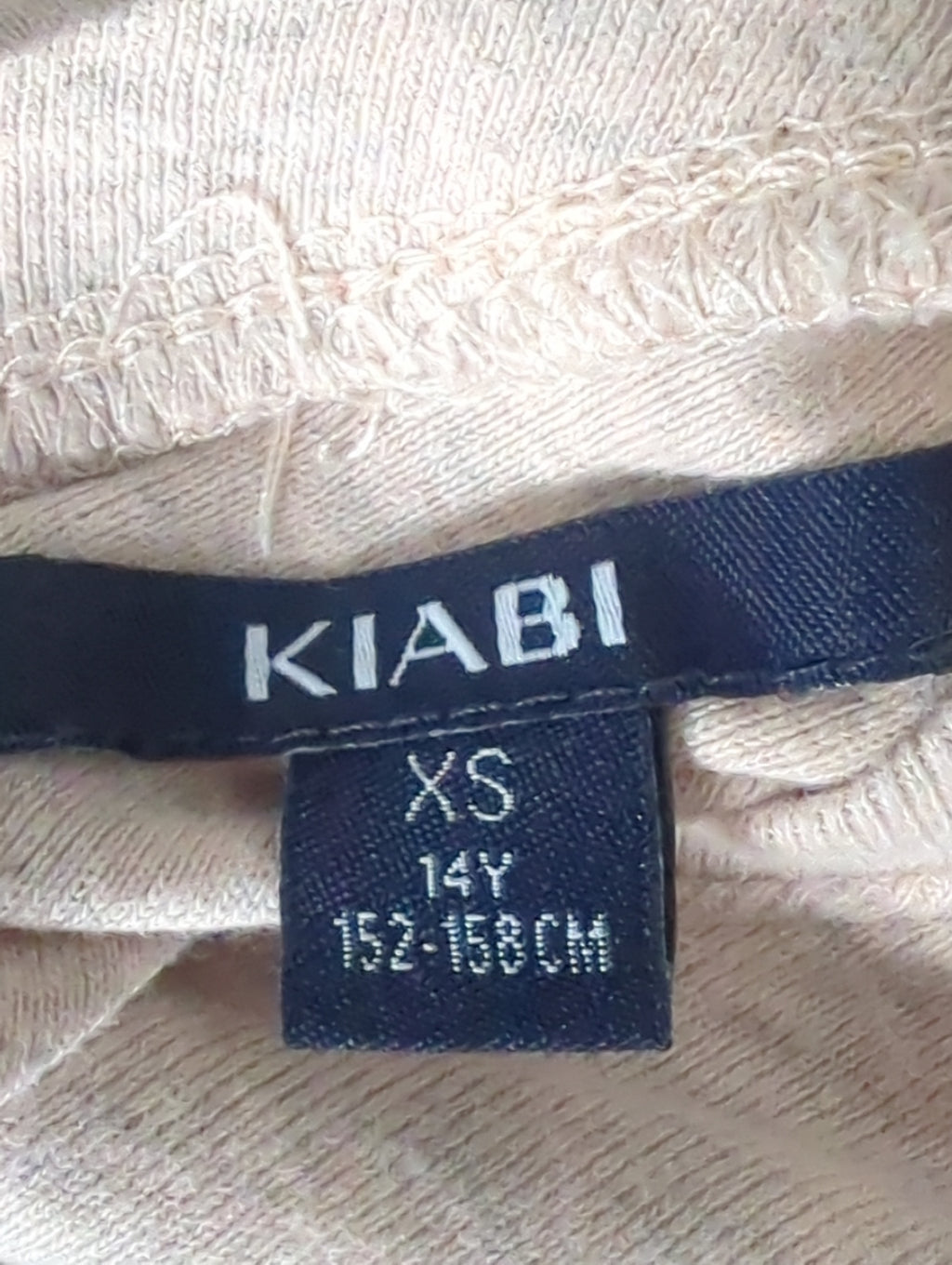 Pull Kiabi Taille XS Beige “Strong Like a Girl” Casual