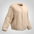 Manteau Pimkie Taille L Beige Effet Fourrure Chic