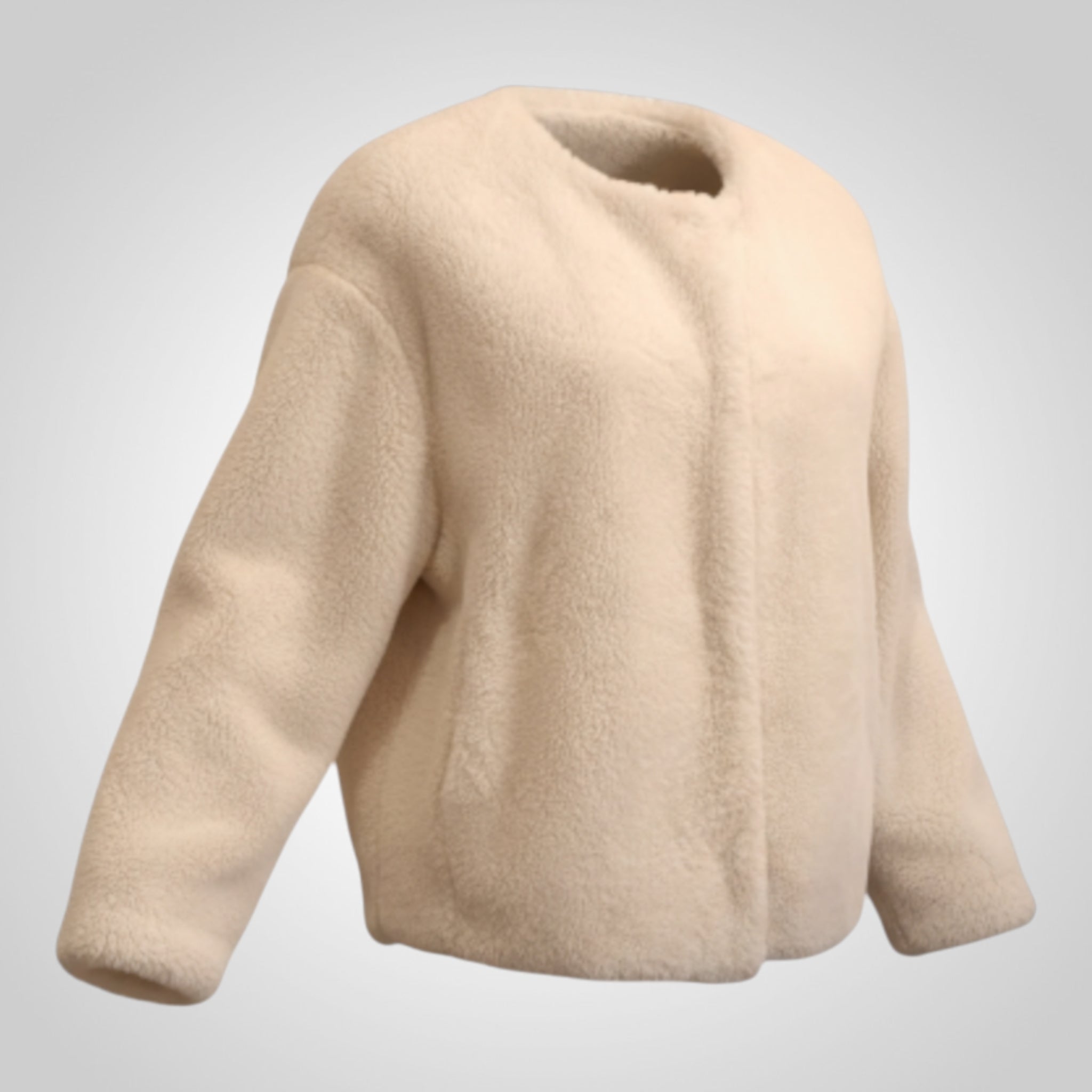 Manteau Pimkie Taille L Beige Effet Fourrure Chic