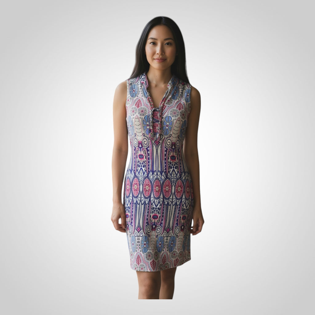 Robe In Vogue Taille L Rose Imprimée Fluide