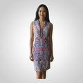 Robe In Vogue Taille L Rose Imprimée Fluide