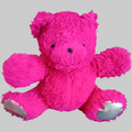 Peluche ourson Beauty success rose argenté 25 cm douce bébé enfant