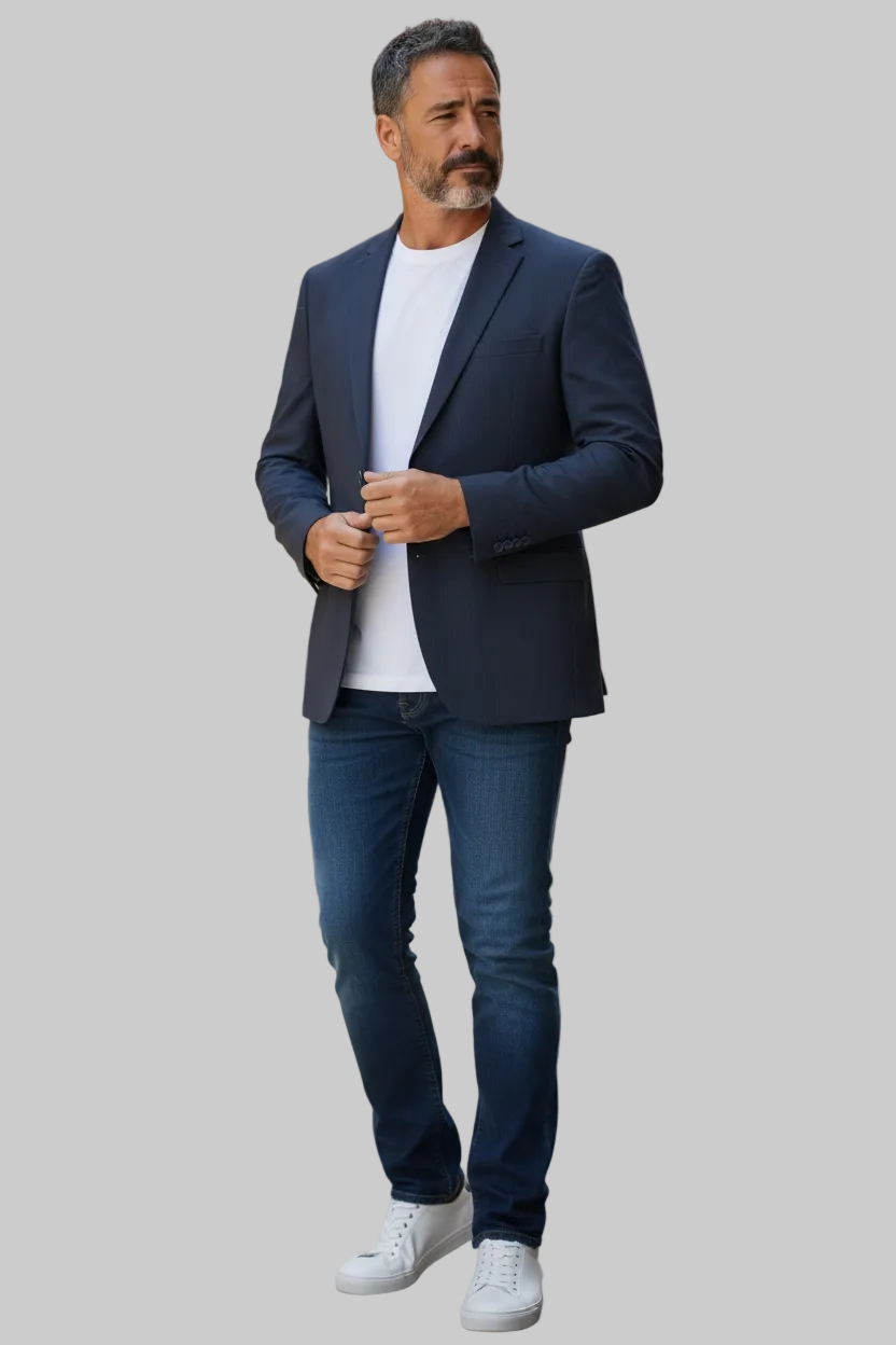 Veste costume homme C&A slim fit taille 54 élégante