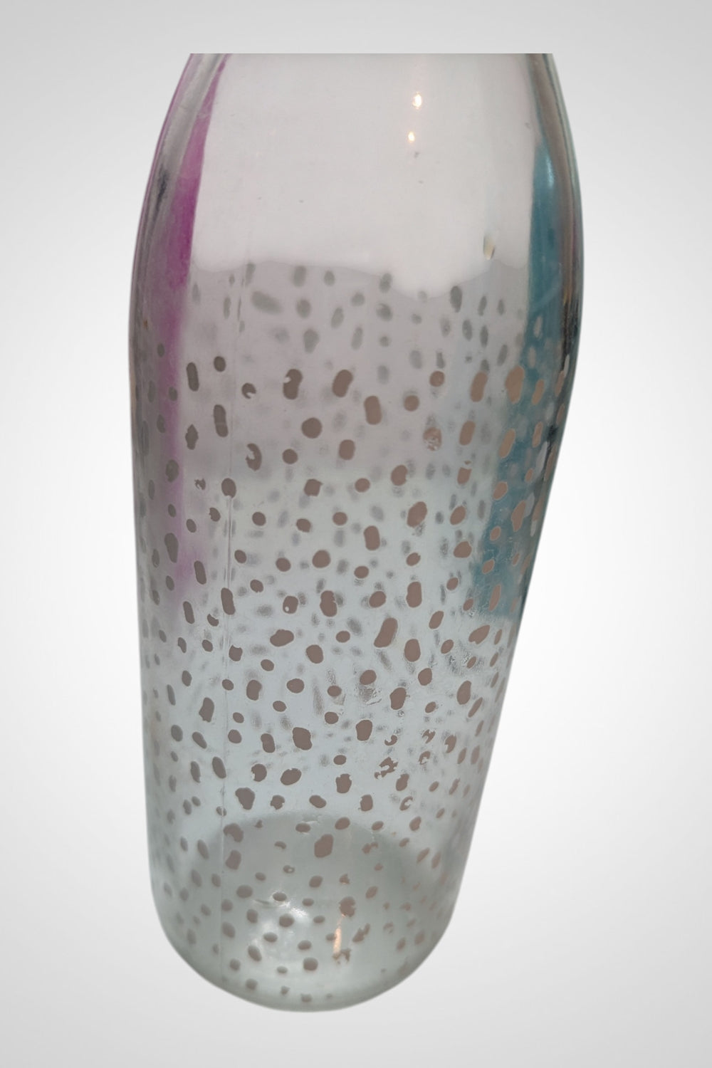Lot de 4 bouteilles en verre décoratives bon état