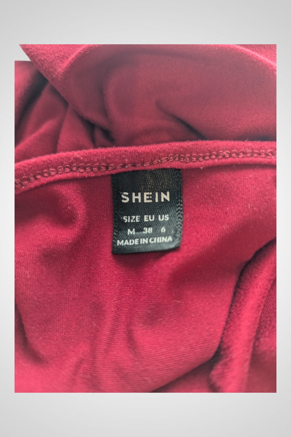 T-shirt d’allaitement Shein bordeaux grossesse et allaitement M