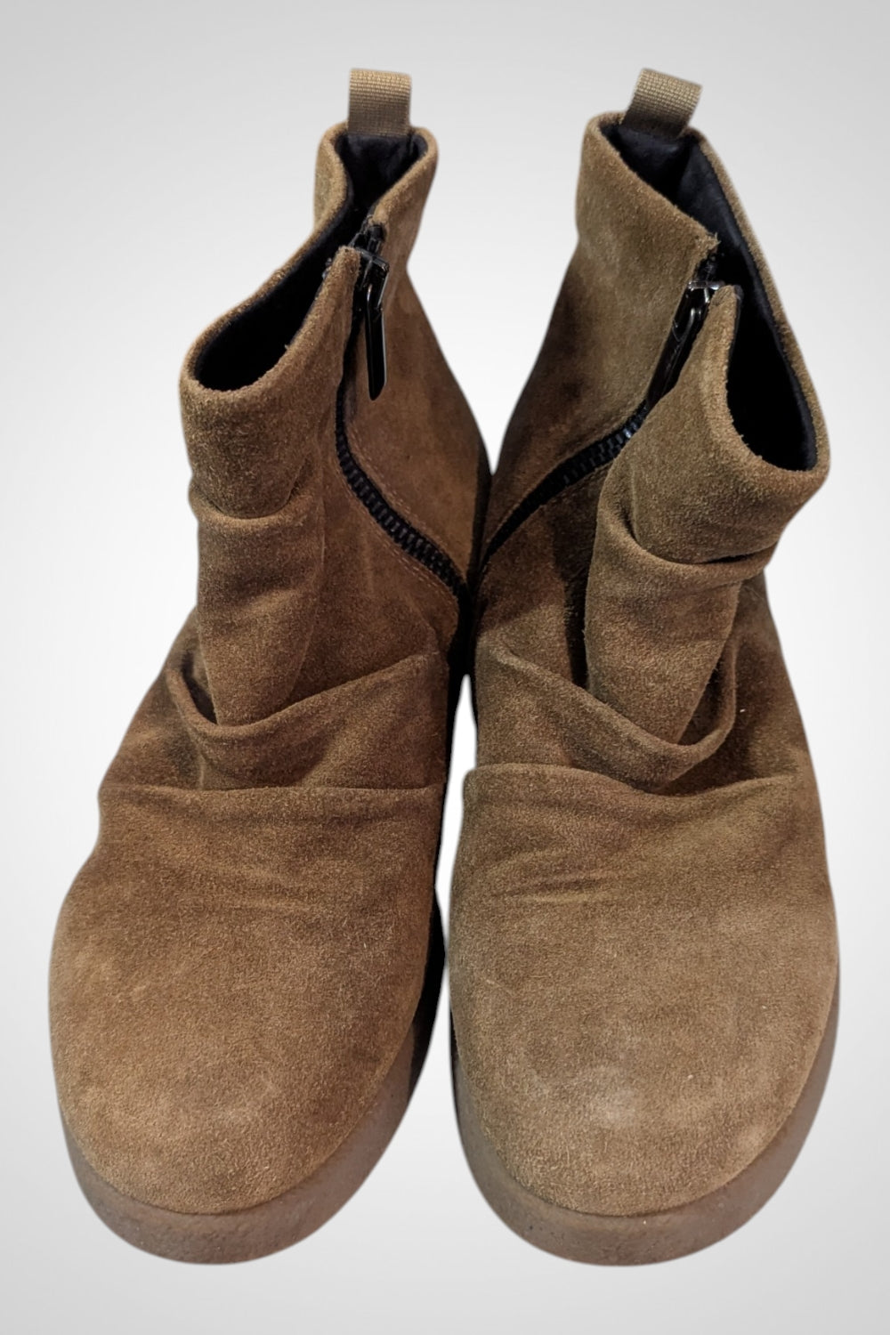 Bottines femme Bata marron effet daim taille 39 très bon état