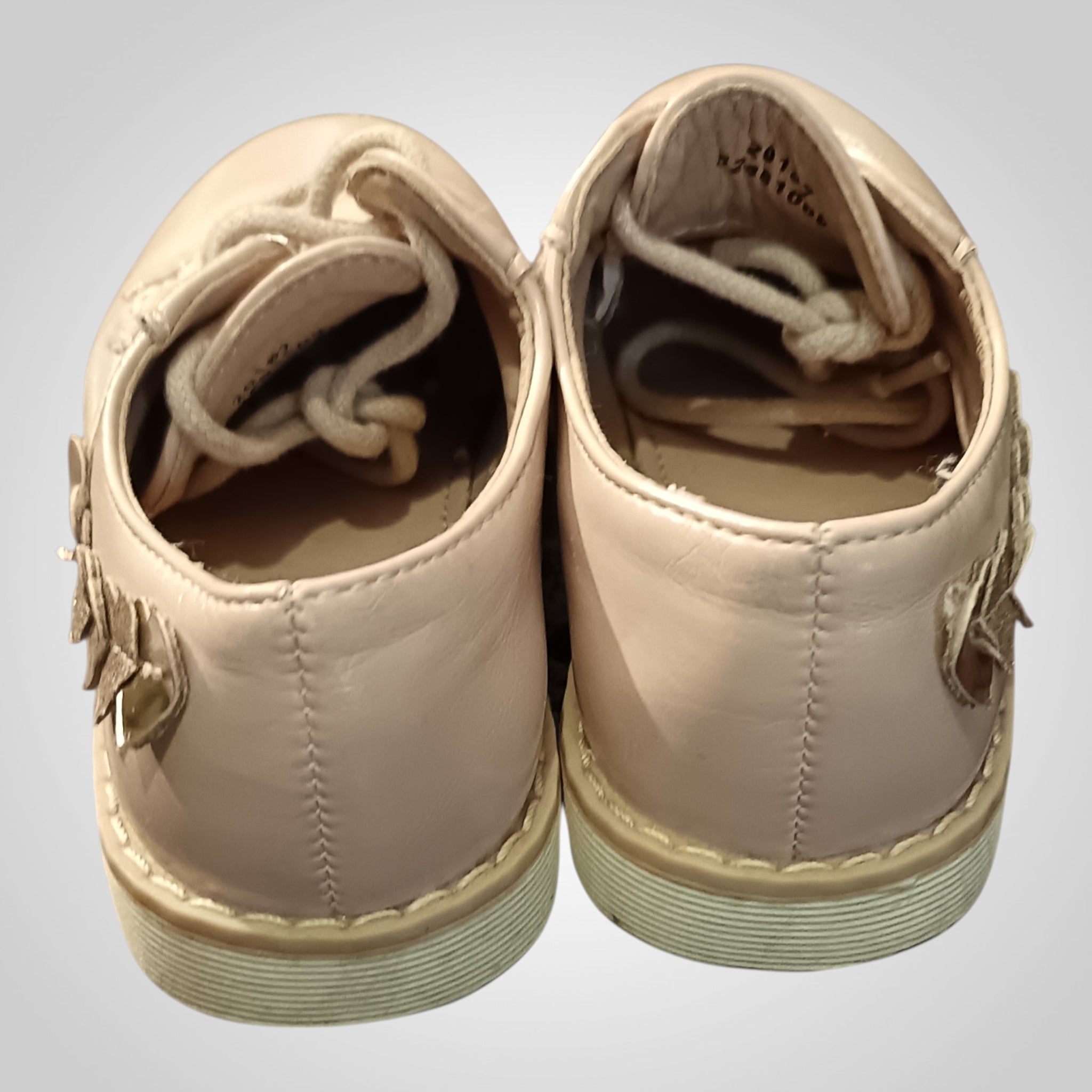 Derbies fille Nini et Girls pointure 25 rose lacets cœurs