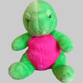 Peluche tortue vert rose 36 cm douce bébé enfant