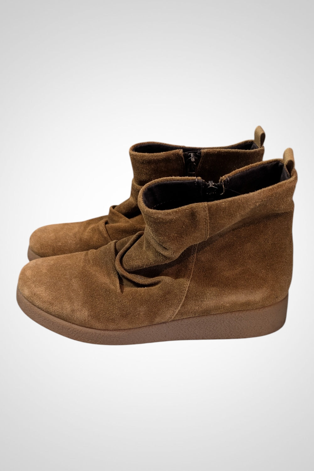 Bottines femme Bata marron effet daim taille 39 très bon état
