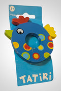 Lettre O en bois forme de poule décoration chambre enfant