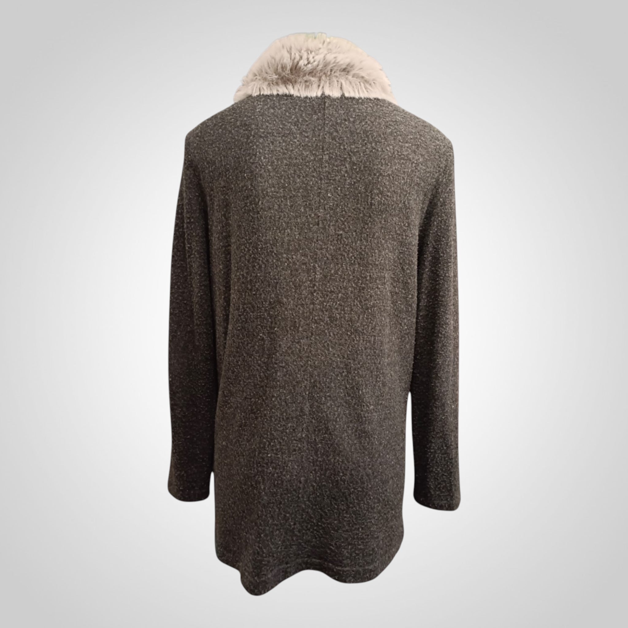 Gilet femme Roky Styl mi-long chaud en acrylique taille 4