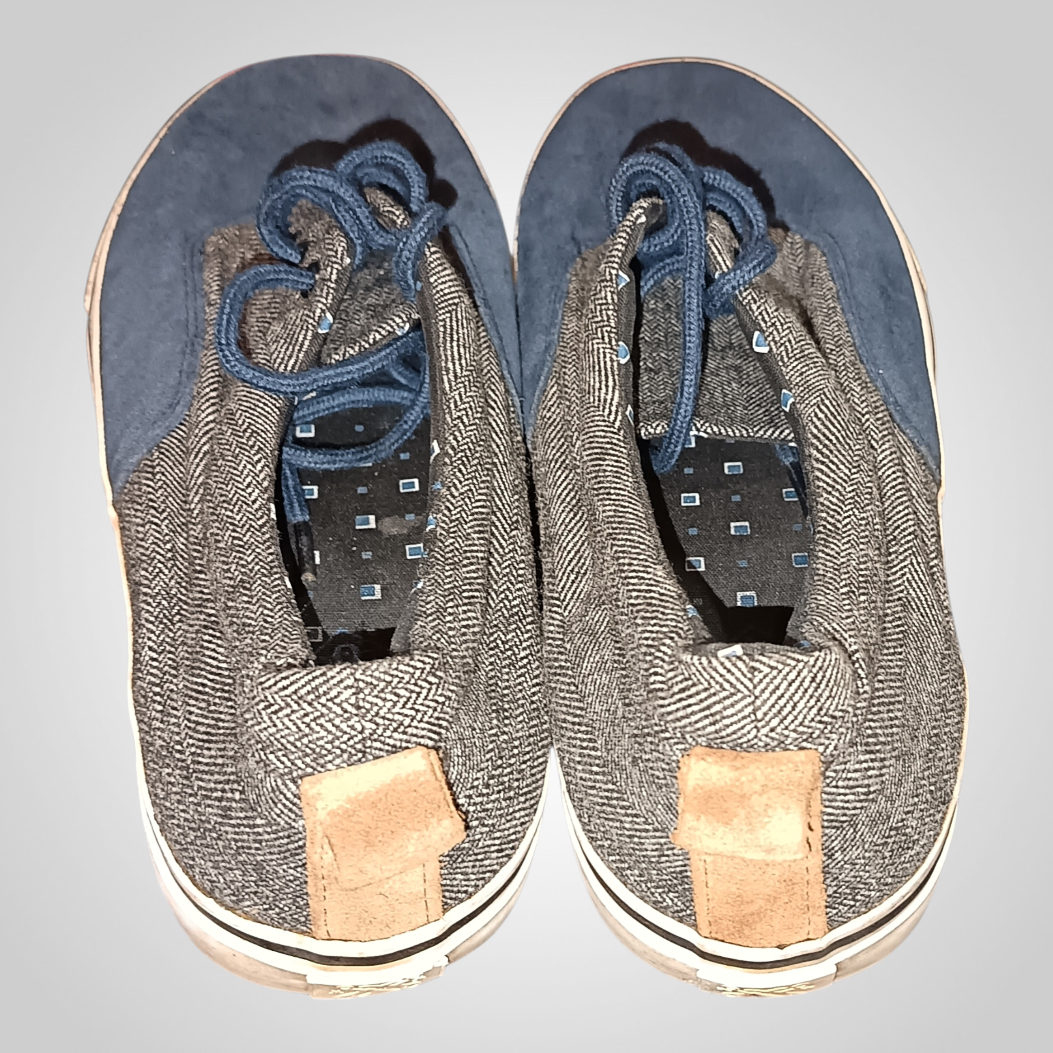 Chaussures homme Jules à lacets bleu gris confortables poitrine 42