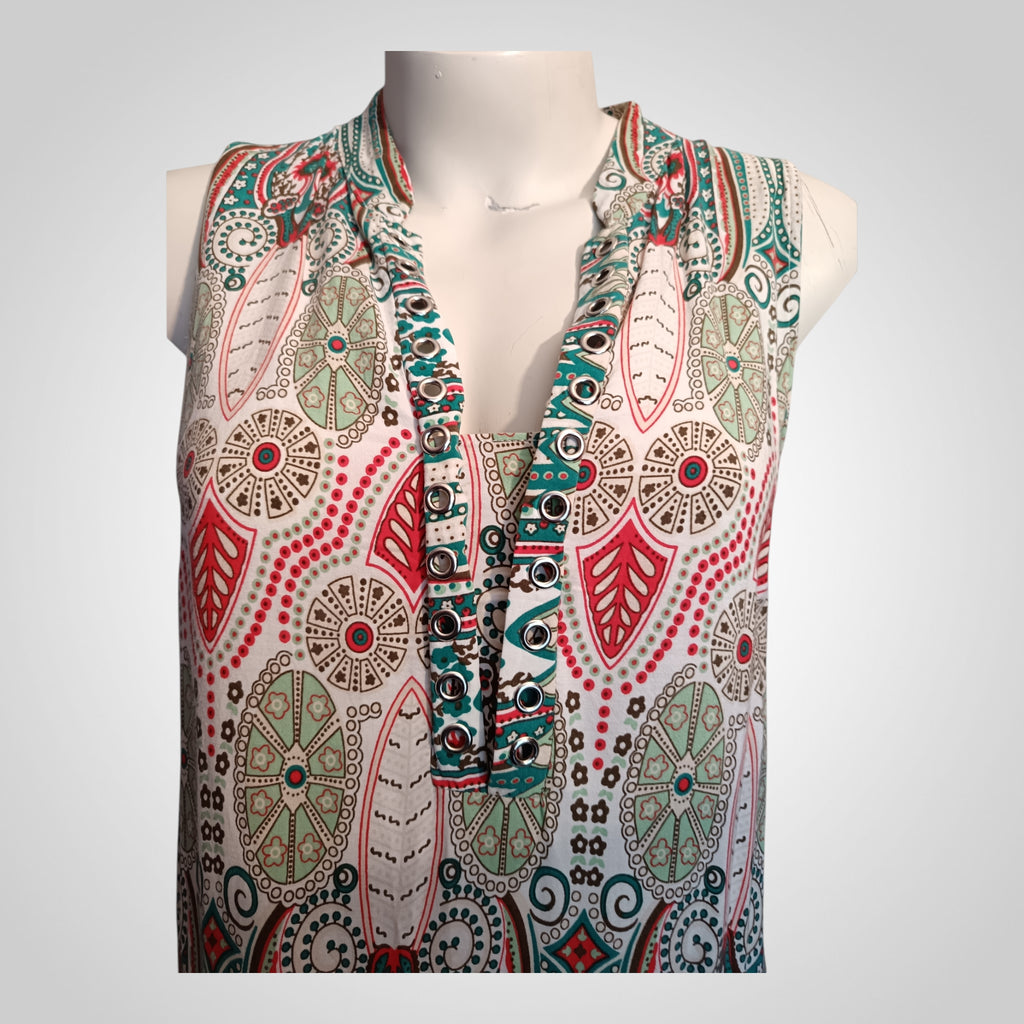 Robe In Vogue Taille L Imprimée Fluide