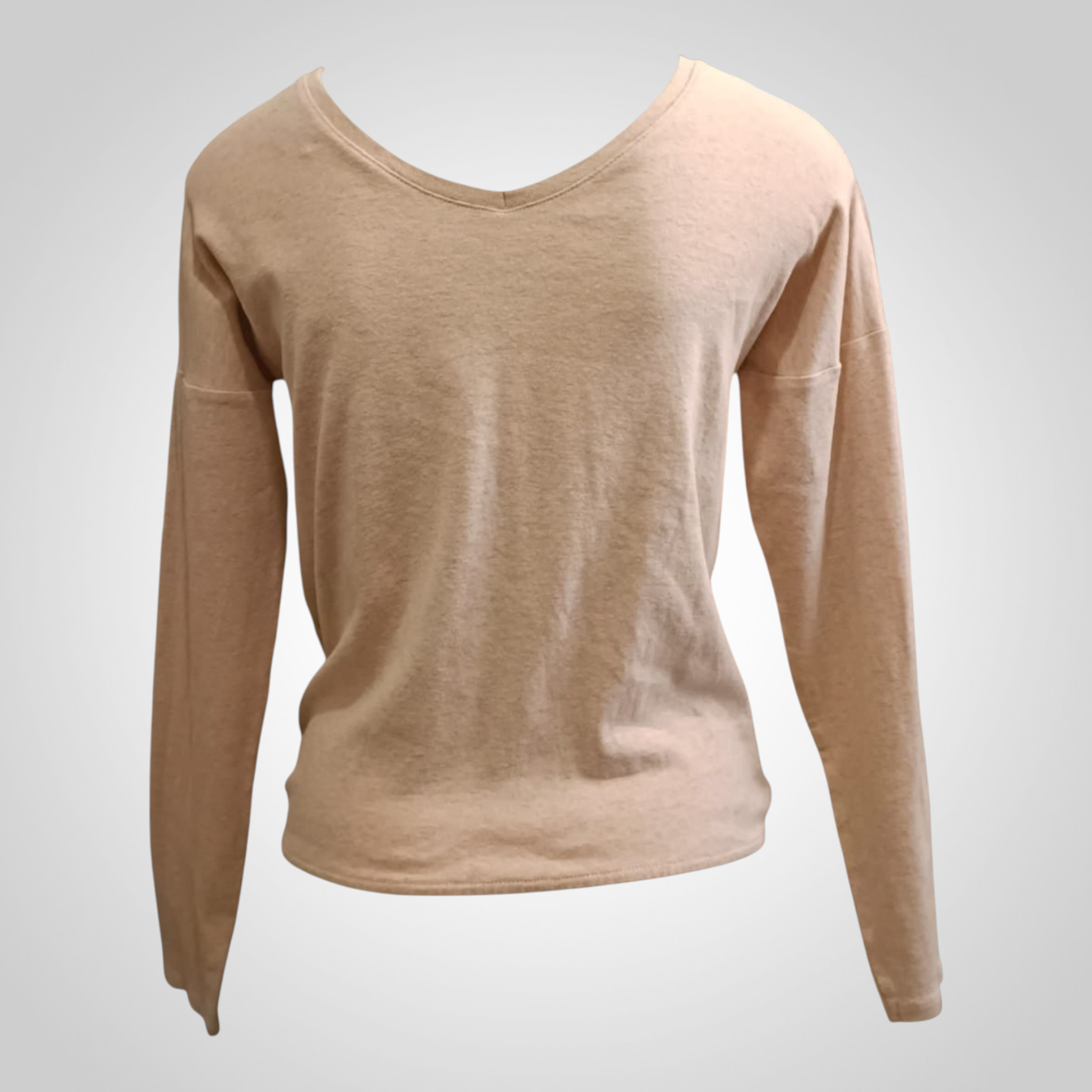 Pull Kiabi Taille XS Beige “Strong Like a Girl” Casual
