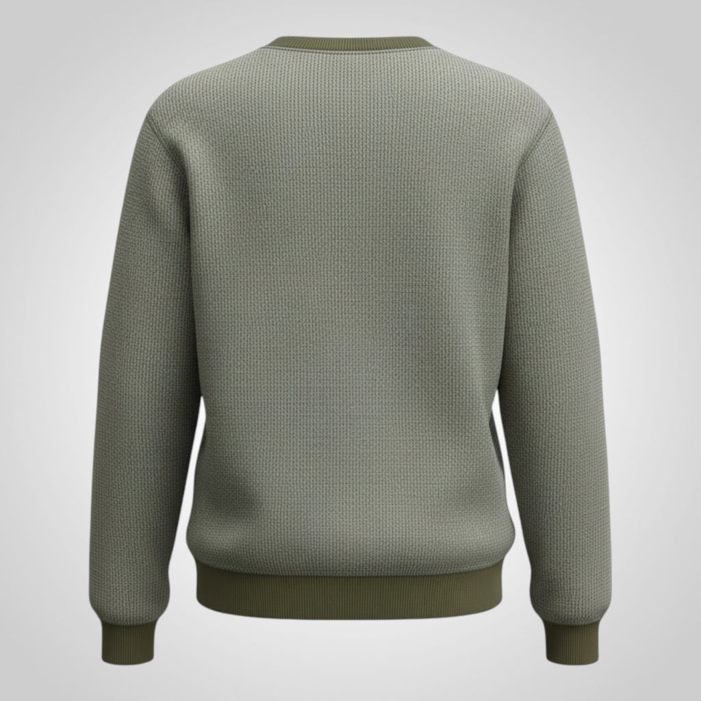 Pull M&S Taille L Gris Coton Confort