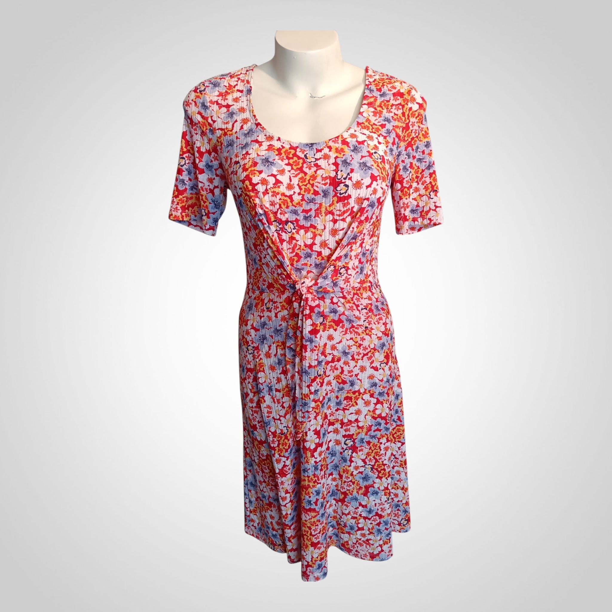 Robe Taille Non indiquée Rouge Floral