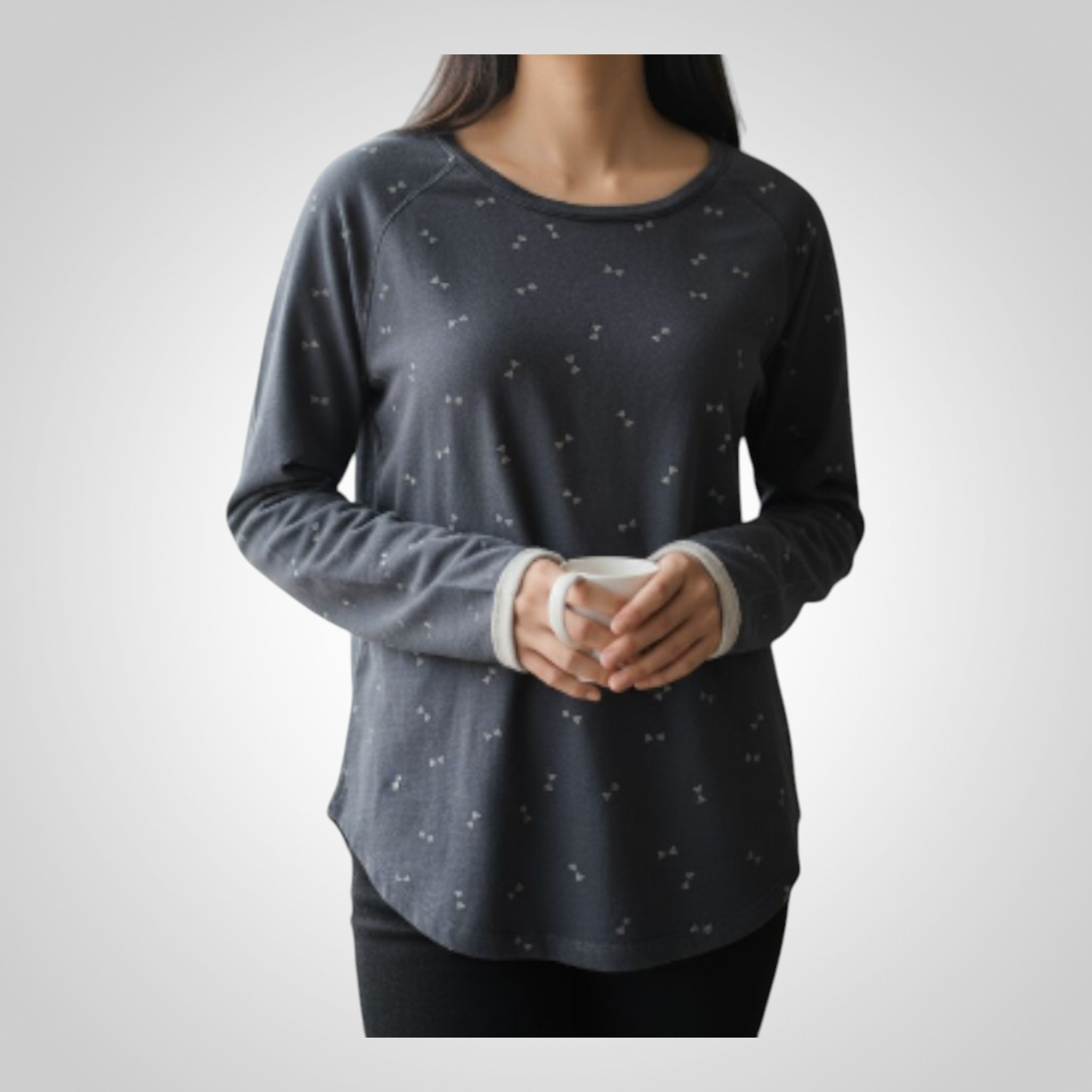 Pull Promod Taille L Bleu Marine Motifs Argentés